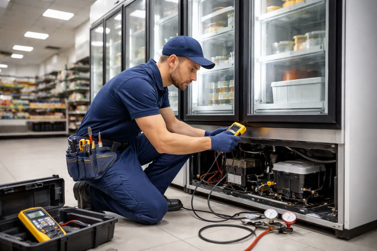 راهنمای انتخاب تعمیرکار یخچال صنعتی در تهران